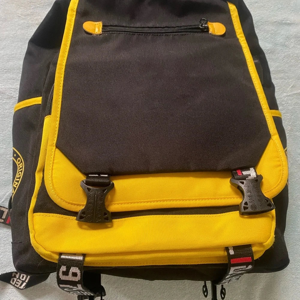 Black and Yellow Kids Backpack+ Pencils Case